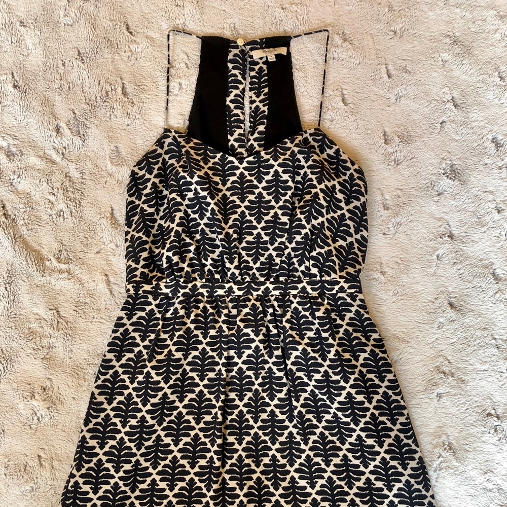 MADEWELL pattered silk dress, size 4